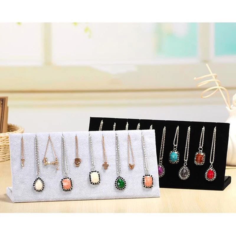 

Necklace Pendant Display Stand Women Jewelry Organizer Holder Storage Case Bracelet Display Rack