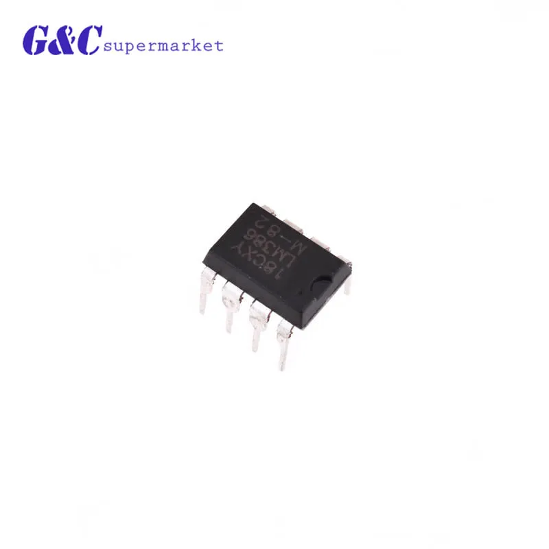 50 шт./лот LM386N 1 маловольтный аудио усилитель мощности Чип LM386 LM 386N DIP 8 схема