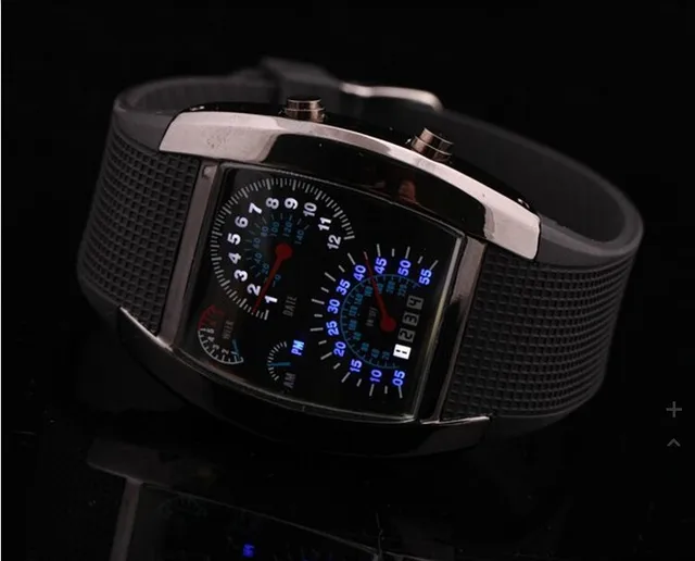 Fashion Mens Watch unikalne LED zegarek cyfrowy męski zegarek na rękę elektroniczne zegarki sportowe zegar Relogio męski Erkek Kol Saati tanie tanio Digital Wristwatches Unikalny cyfrowy zegarek LED 20mm Gumowe 35mm No waterproof Szklane Akrylowe Fashion Casual 6 5mm Fashion Mens Watch unikalne LED zegarek cyfrowy męski zegarek na rękę elektroniczne zegarki sportowe zegar Relogio męski Erkek Kol Saati tanie tanio Digital Wristwatches Unikalny cyfrowy zegarek LED 20mm Gumowe 35mm No waterproof Szklane Akrylowe Fashion Casual 6 5mm