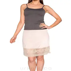 Модная женская юбка из эластичного полиэстера с высокой талией, геометрические винтажные кружевные свободные однотонные бежевые черные