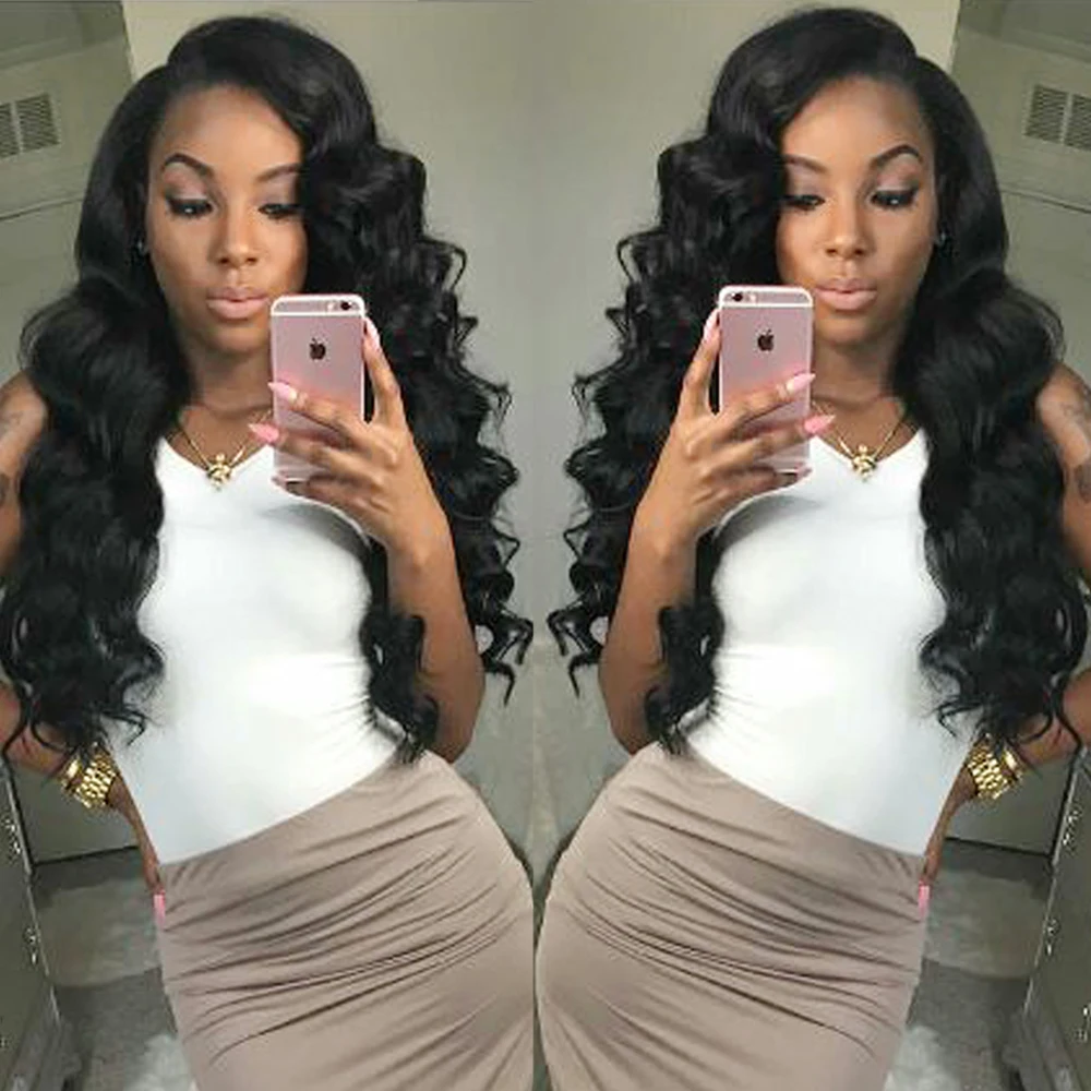 Brazilian Virgin Hair Body Wave 50g Lot 8A Human Hair Brazilian Hair Weave Bundles 8-28  Rita Hair Brazilian Body Wave 1 Piece