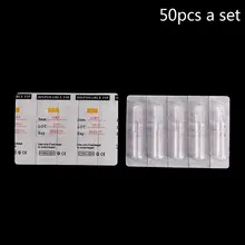 50 шт 5рт/7рт/9рт/11рт татуировки смешанные Типсы стерильные Ассорти пластиковые одноразовые Типсы татуировки