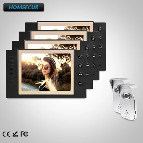 

8" Wired Video Door Phone Intercom System with One Button Unlock TC021-S + TM801-B