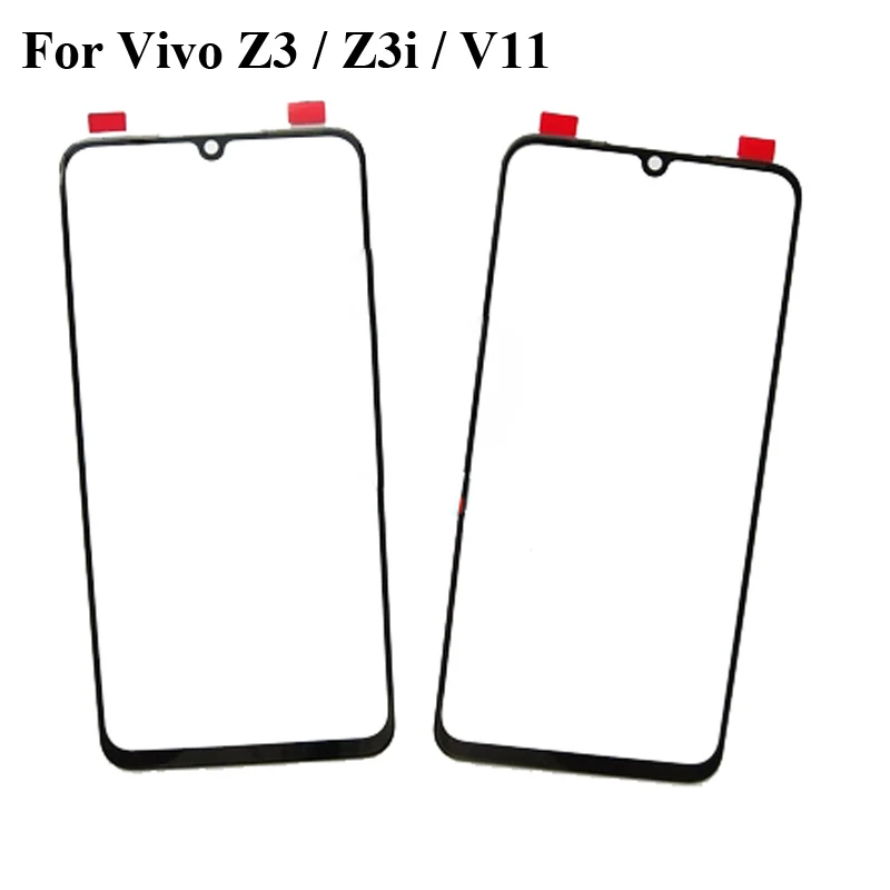 Стеклянный объектив с сенсорным экраном для Vivo Z3 Z3i V11 2 шт.|Сенсорные панели