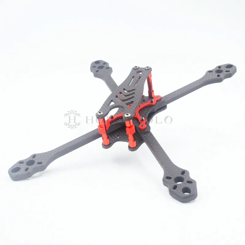 ALFA Монстр 6 мм чистого углеродного волокна 5/6/7 inch Фристайл стрейч X Quadcopter Рамка для