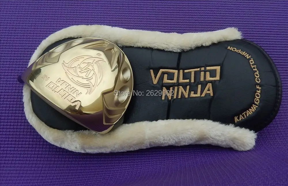 Производитель "Kzg" Гольф VOLTIO NINJA Hi cor titanium driver golf head золотого цвета имеют головные уборы, соответствующие