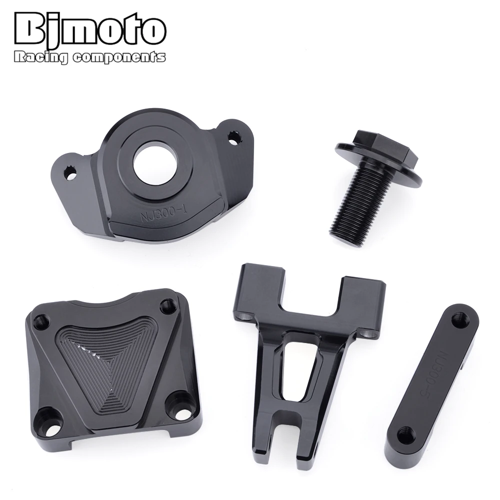 

NEW Motorcycle CNC Alloy Steering Damper Mouting Bracket Kits For Kawasaki Ninja 250R 2008-2014 Ninja 3002013-2015