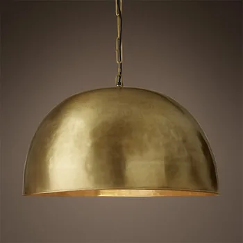 

Copper restaurant bar chandelier American simple designer model room den clothing store engineering lamp lighting led fixture