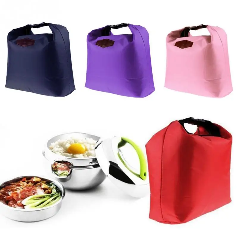 

Waterproof Thermal Cooler Insulated Lunch Box Novelties 2019 Fashion Portable Tote Storage Picnic Bag for Students Girls Boys