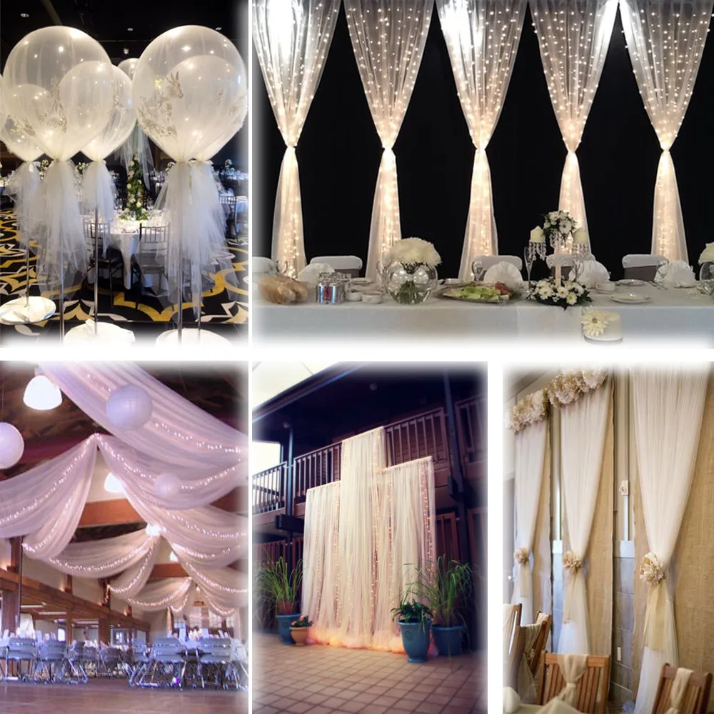 casamento decoração de tule cadeira de casamento