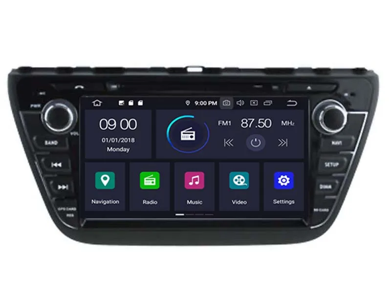 Android 9 0 автомобильный dvd плеер для SUZUKI Cross 2014 радио gps навигация SAT NAV 2 Гб ram + 16 FLASH