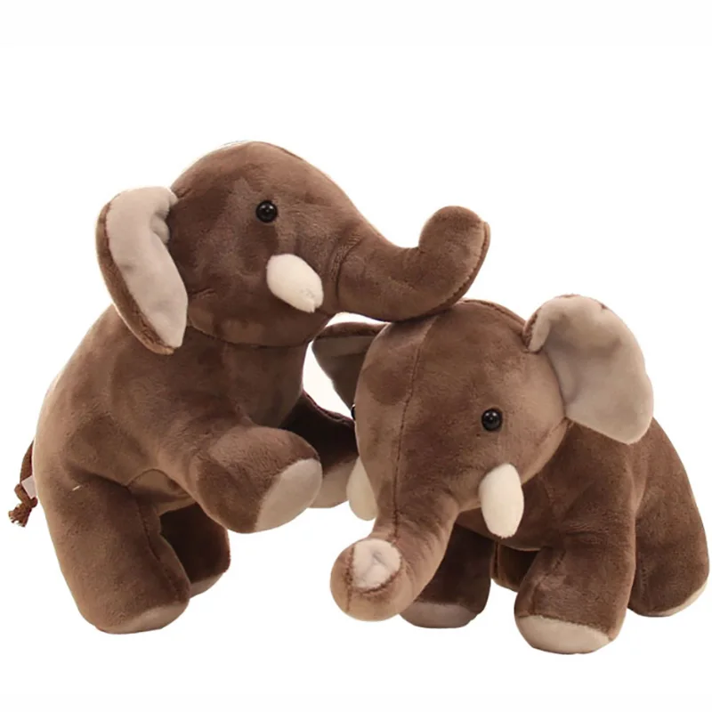 25*20 см Моделирование Слон/Бегемот/носорог плюшевые игрушки животные куклы мягкий хлопок детские Brinquedos для детей подарок