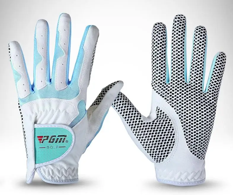 Новые перчатки для гольфа PGM микрофибры ткани скольжения женские модели перчатки от производителя