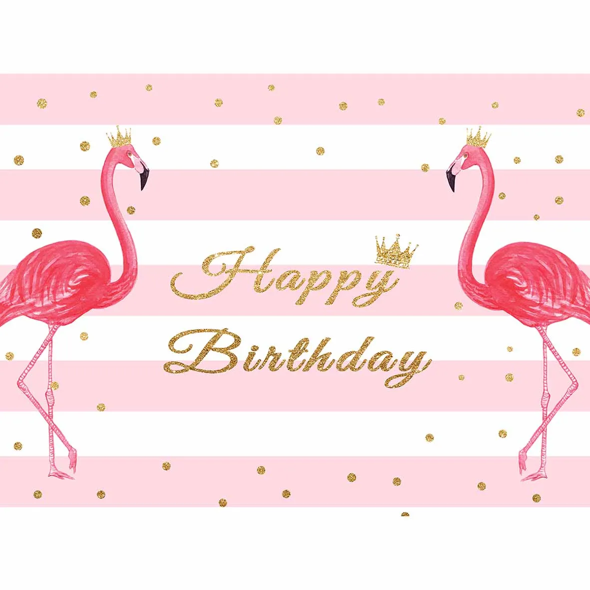 allenjoy photography backdrop pink white striped golden dots birthday theme background
