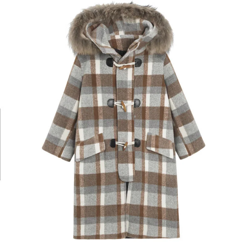 100 кг, можно носить, зимняя куртка большого размера,, модные женские длинные шерстяные пальто, женская шерстяная куртка с капюшоном, пальто, женское теплое шерстяное пальто