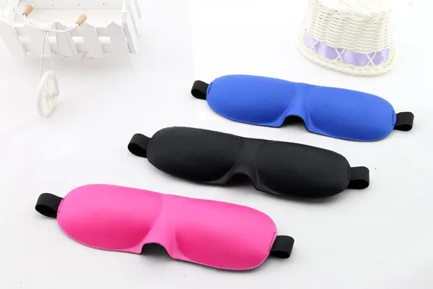

30pcs/lot Sponge 3D Sleeping Eye Mask Shade Nap Cover Blindfold Sleeping Eyeshade Rest Free Shipping
