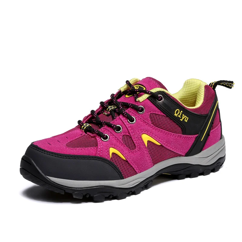 ENLFE New Waterproof Hiking Shoes Women Outdoor Breathable