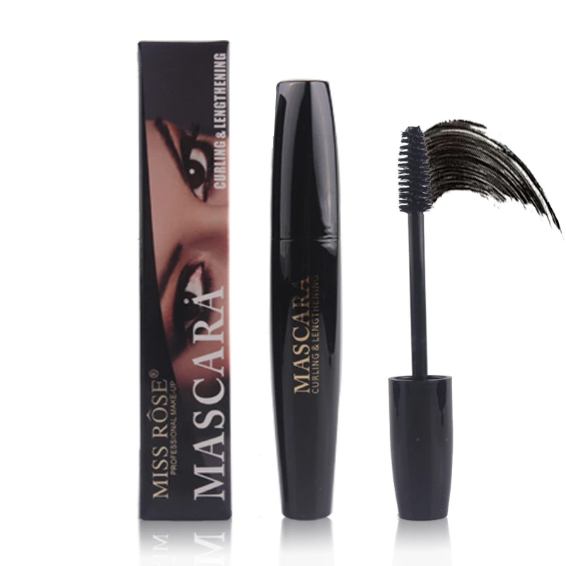 

4D Silk Fiber Lash Mascara Waterproof 3D Mascara for Eyelash Extension Black Thick Lengthening Eye Lashes Makeup