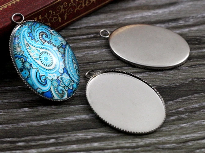 ( Never Fade ) 10pcs 18x25mm Inner Size Stainless Steel Material Simple Style Cabochon Base Cameo Setting Pendant Tray (C1-46) ( Never Fade ) 10pcs 18x25mm Inner Size Stainless Steel Material Simple Style Cabochon Base Cameo Setting Pendant Tray (C1-46)