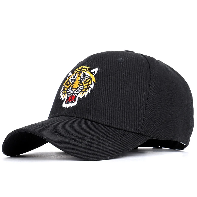  Baseball Cap Men Women Dad Hat Tiger Animal Curved Bill Hip Hop Summer Autumn Adjustable Outdoor Accessory (8)