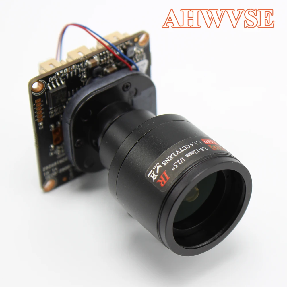 

H.265 IPC Board with 2.8-12mm Lens 1080P Hi3516E CMOS sensor DIY CCTV IP camera module PCB board with IRCUT ONVIF APP XMEYE