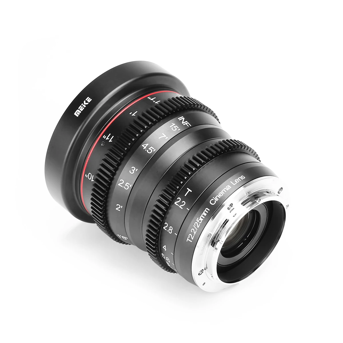 Meike MK 25 мм T2.2 ручная фокусировка объектив для кинотеатра широкоугольный Fujifilm Sony