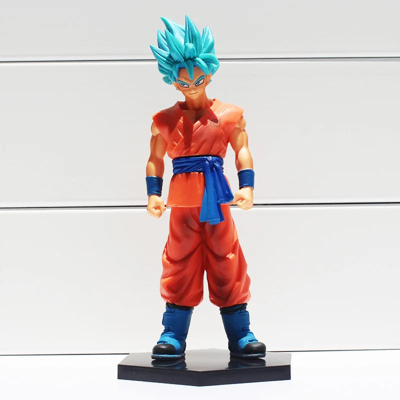 Экшн Фигурка восстановление F 18 см сон гокоу синие волосы Saiyan Kakarotto Коллекционная