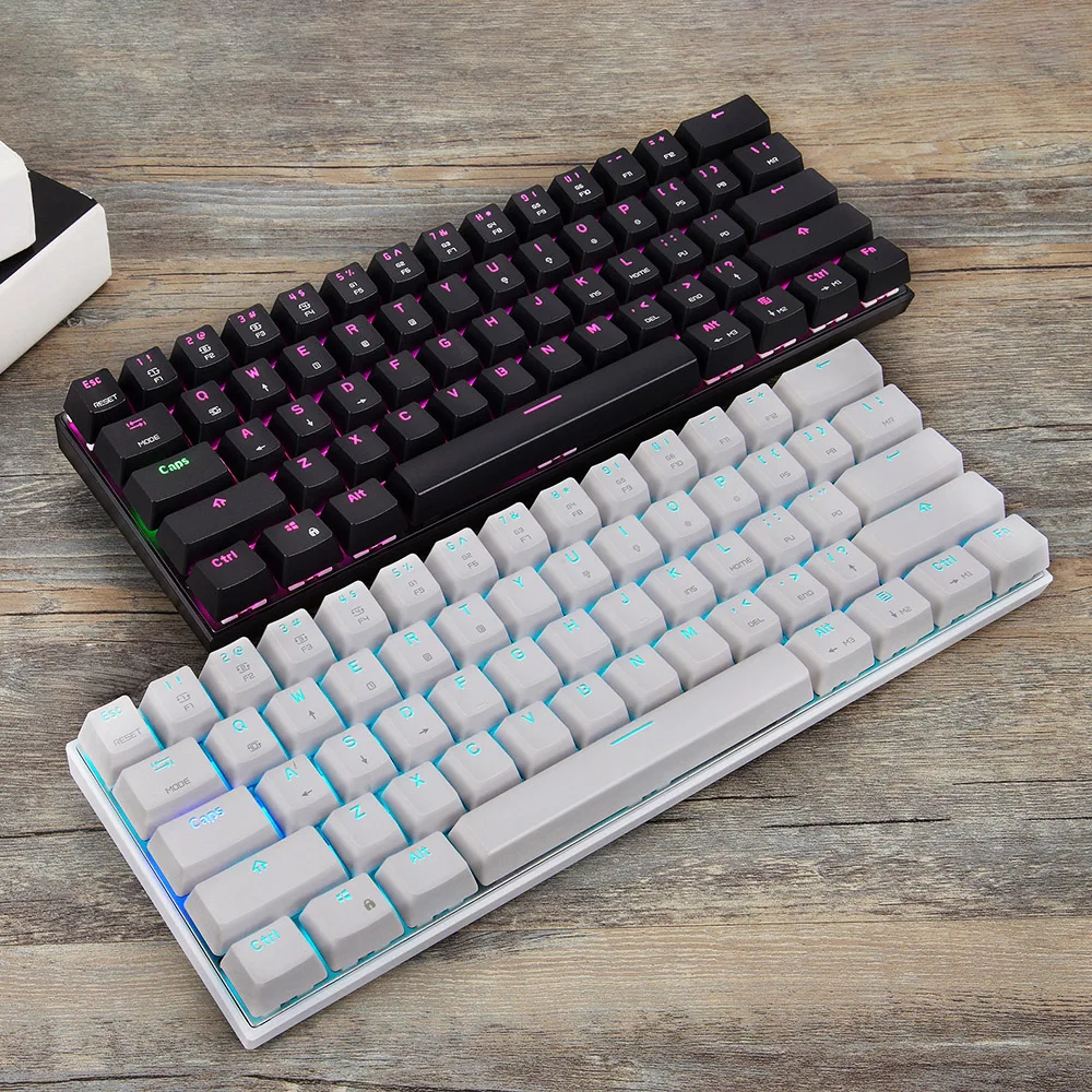 MOTOSPEED CK62 BT3.0 USB Проводная клавиатура механическая для планшета ноутбука смартфона