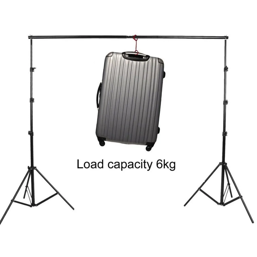  Adjustable Background Holder 3m/10Ft Photo Background Stand Kit Portable Photography Backdrops For 