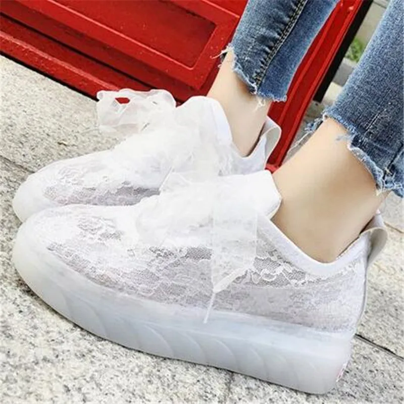 FeiYiTu/Женская обувь на платформе Цвет белый желтый красный Сезон весна 2018 года