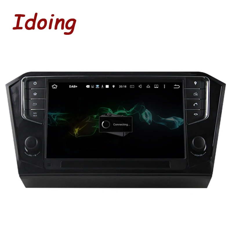 Top Idoing 2GB+16G Steering-Wheel 2Din Android6.0 For Volkswagen Passat 2016 Car DVD Multimedia Player Built-in 3G Dangle 3
