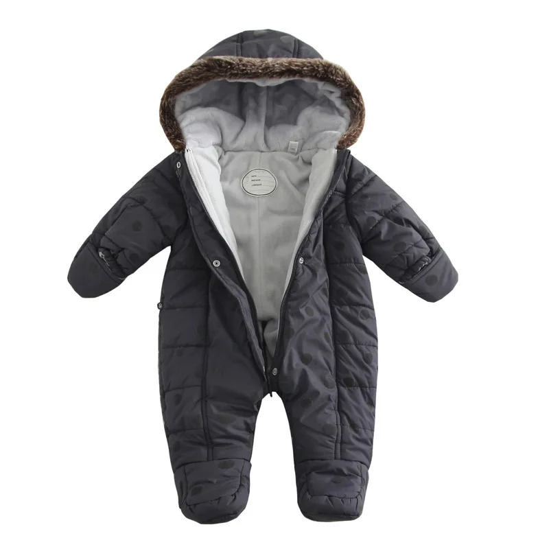 Snowsuit Baby 2016 New Brand Newborn Baby Winter Coat Hooded Baby Snow