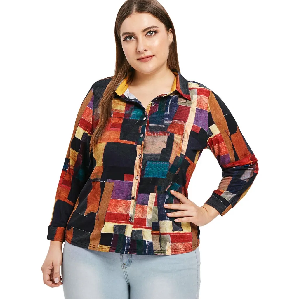 Buy Feitong Shirts Women Plus Size Clothes For Female