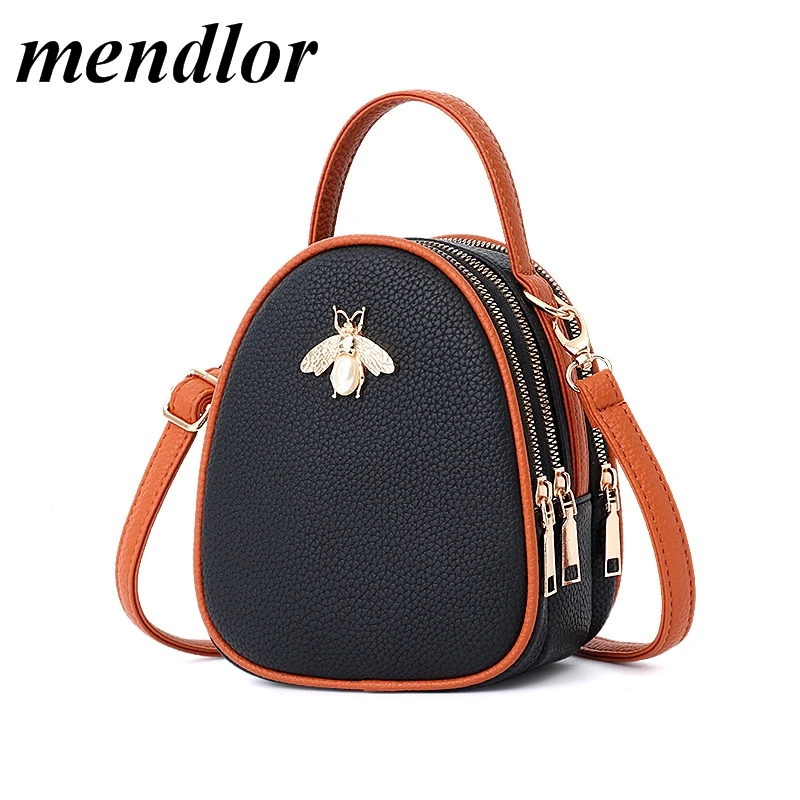 

Luxury Handbags Women Bags Designer Ladies' Pu Leather Shoulder Bag for Women 2018 Fashion Bee Decoration Famous Brands Tote