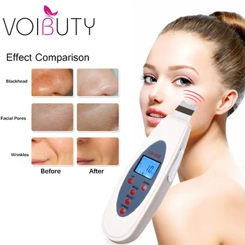 

LCD Ultrasonic Face Skin Cleanser Face Cleansing Acne Removal Pore Peeling Tone Lift ultrasonic Clean Facial Massager