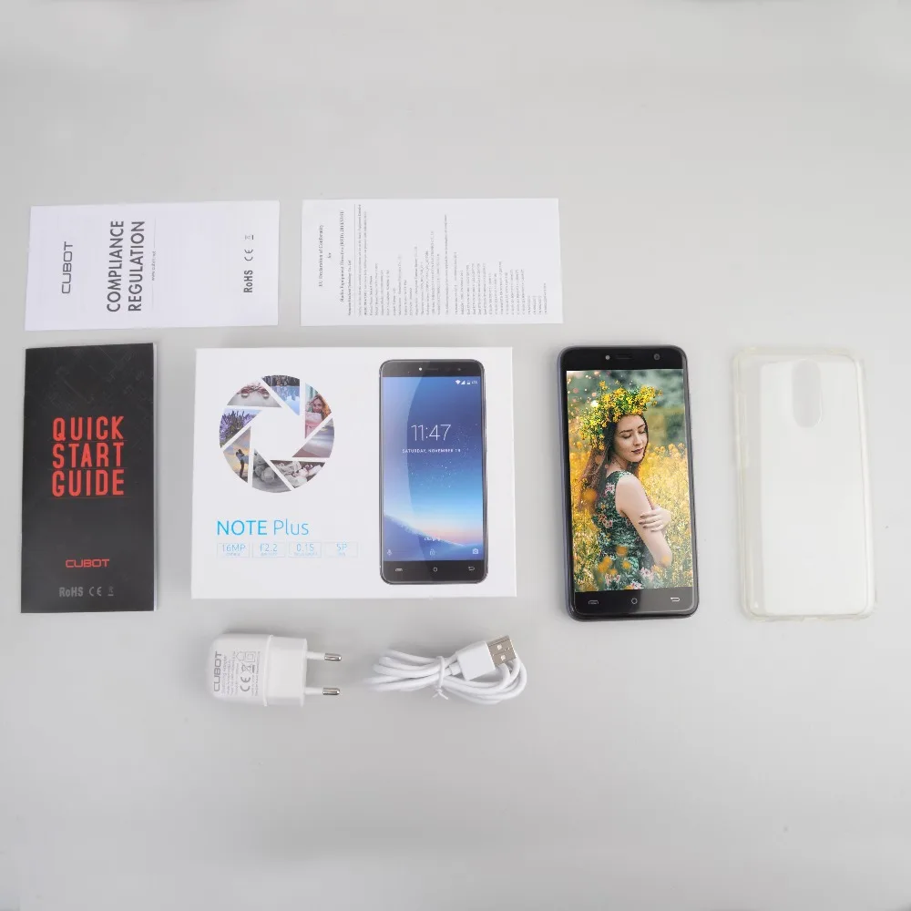 Cubot Note Plus смартфон MT6737T Quad Core Тип C Android 7 0 телефон 5 2 &quotFHD Дисплей 4G LTE 16MP Камера 3 ГБ +