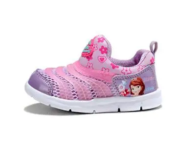 

Disney girls children's casual shoes spring and summer sports sneakers shoes Comfortabl Non-slip breathable baby kids shoes23-33