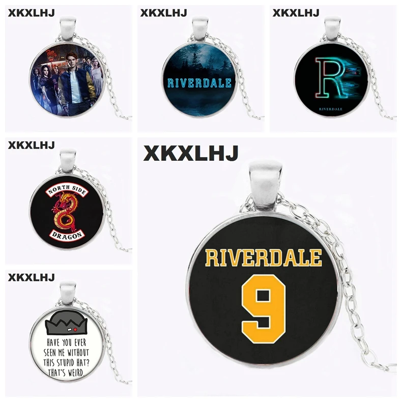 

XKXLHJ Simple Riverdale Couple Words Necklace Punk Hip Hop Boys Girls Long Chain Statement Necklace Women Mens Jewelry