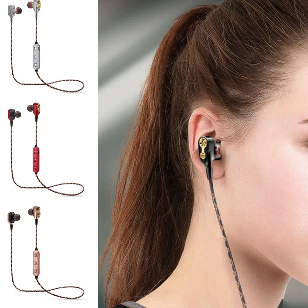 Высокоузнаваемая спортивная Гарнитура Беспроводные стереонаушники Bluetooth V4.2 + EDR