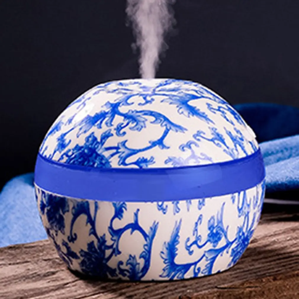 300 мл фарфоровый ультразвуковой увлажнитель воздуха арома диффузор эфирного