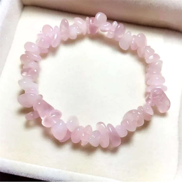 Buy Pink Quartz Crystal Bracelet Jewelry Girl Natural