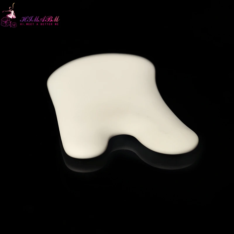 HIMABM Ceramic guasha board scraping Board Facial lymphocinesia face massage HIMABM Ceramic guasha board scraping Board Facial lymphocinesia face massage
