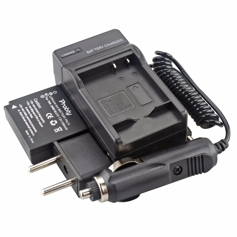 Probty DMW-BLG10 DMW BLG10 DMW-BLE9 DMWBLE9 BLE9E камера батарея + DC зарядное устройство Комплект для