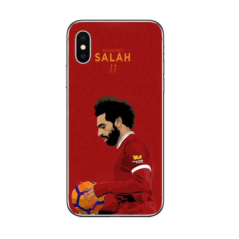 Египетский футболист Mohamed Salah King 11 Мягкие силиконовые Чехлы чехлы для телефонов