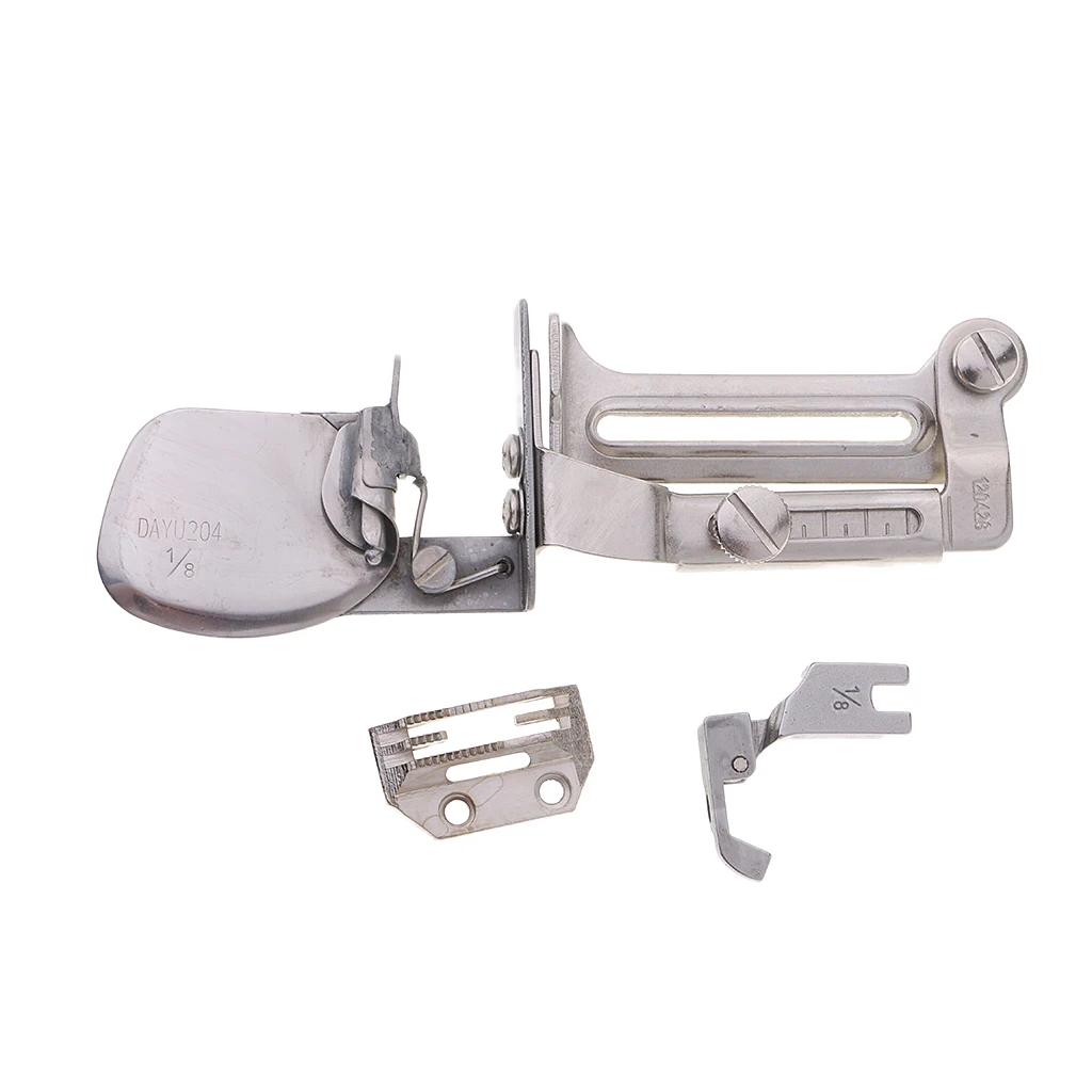 Industrial Sewing Machine Part Clean Finish Shirt Tail Hemmer Attachment Set