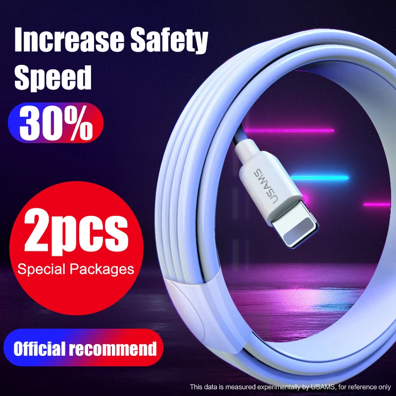 

USAMS Data USB Cable for iPhone Micro usb Type C Mobile Phone Cable for lighting 2A Fast Charger Cable USB C microusb type-c