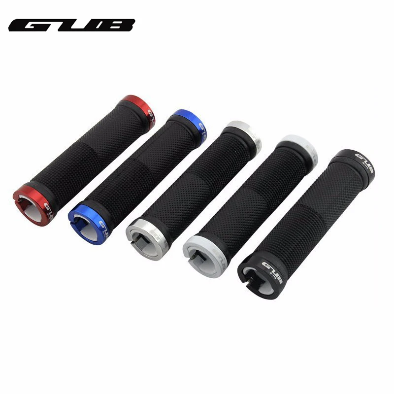 

Bike Handlebar Grips Rubber Bicycle Grips with Lock Mountain Bike Grip No-slip Cycling Handlebar Grip MTB