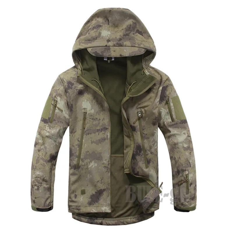 Акулья кожа Softshell V4.0 Военная тактическая куртка мужская водонепроницаемая