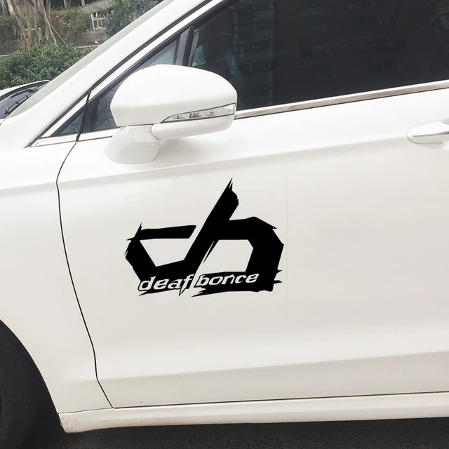 17.4*13cm Car Sticker Deaf Bonce Auto Sticker Car Styling Removable Ey-149  - Car Stickers - AliExpress