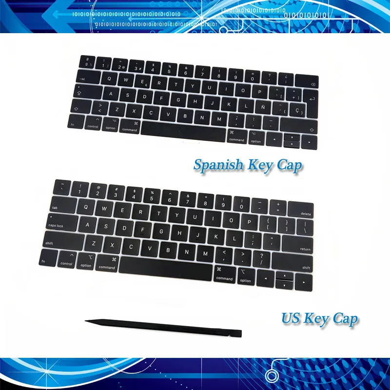 

Laptop A1989 A1990 Keycaps white clip for Macbook Pro Retina 13" 15" US/UK/French/Spanish/German/Turkish/Italian/Korean Key cap